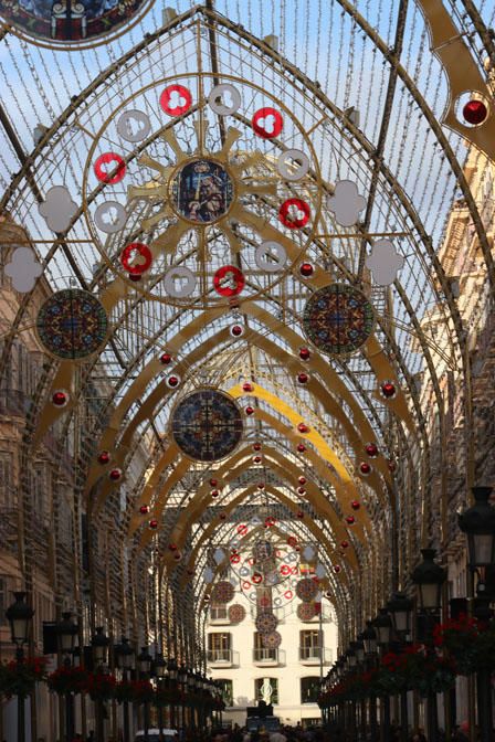 Luces de Navidad en el Centro de Málaga.