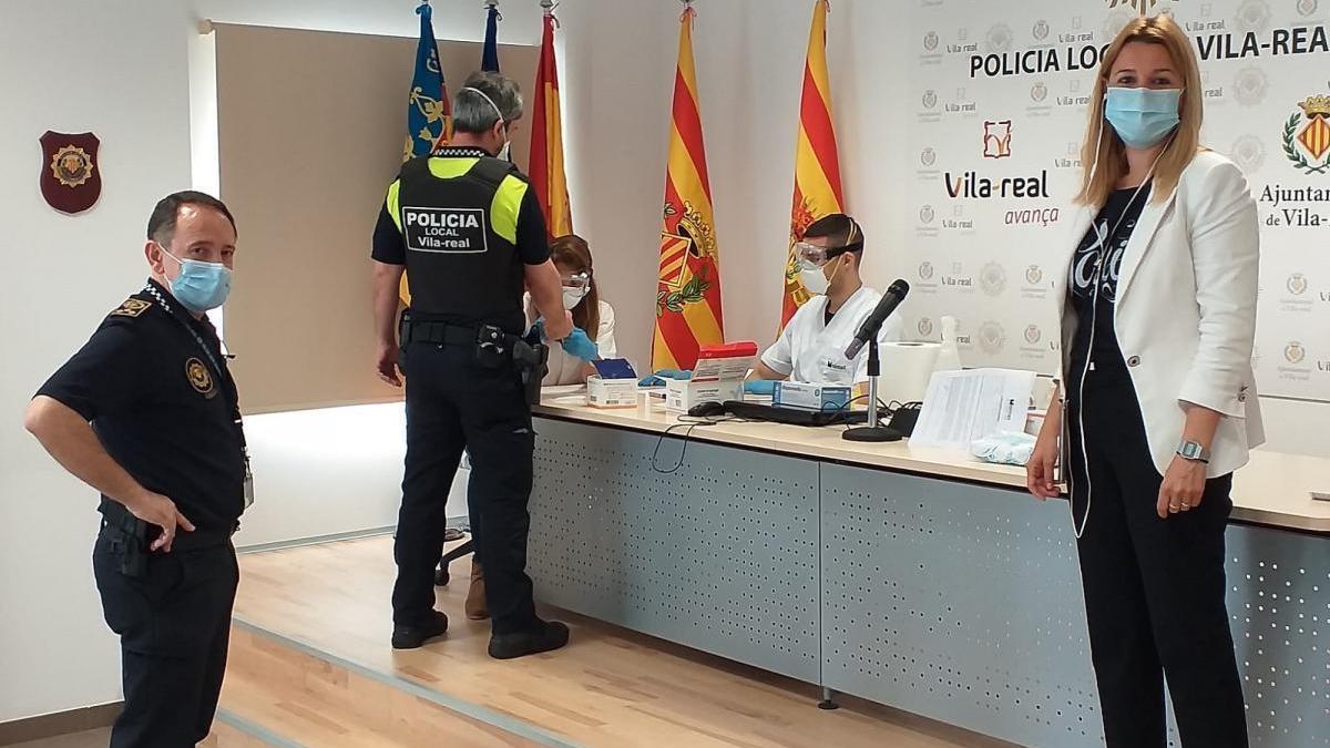 Coronavirus: Vila-real es el primer municipio de Castellón en hacer tests rápidos a la Policía Local