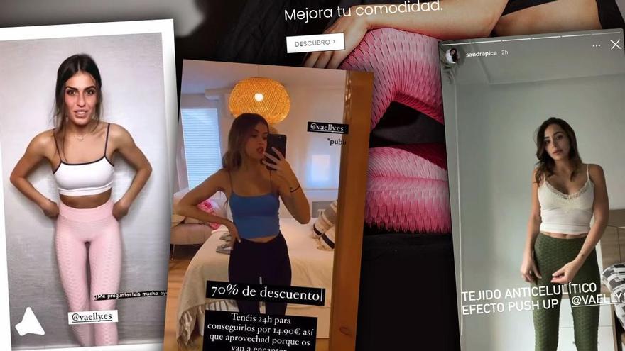 Sofía Suescun y Sandra Pica de &#039;La isla las tentaciones&#039;, denunciadas por anunciar unos leggins como &quot;anticelulíticos&quot;