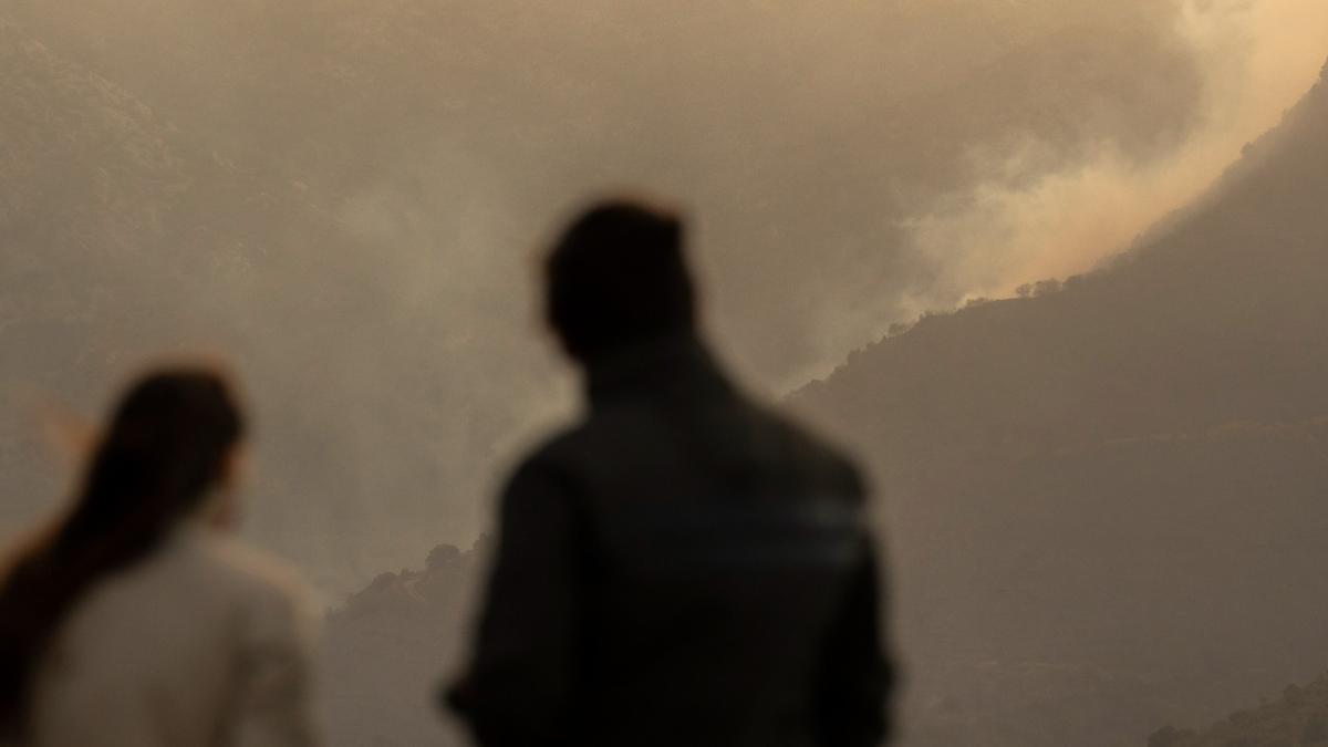 L'incendi que ha cremat a Portbou els dies 16 i 17 d'abril