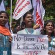 Mujeres musulmanas protestan contra la ley anti-inmigratoria del Gobierno de Modi este mes de marzo.