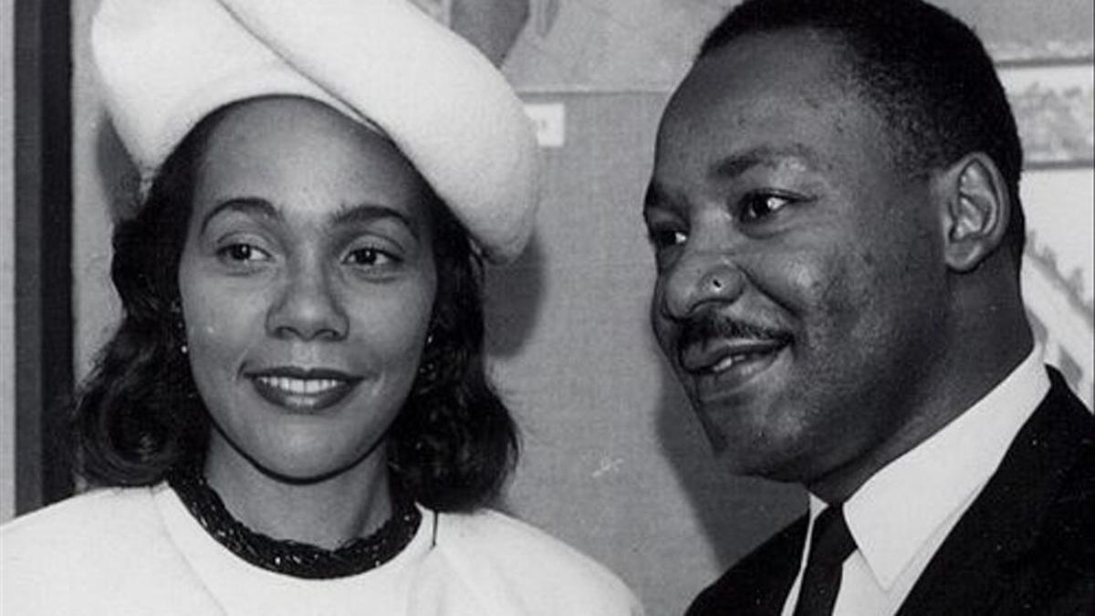 Martin Luther King y su esposa, Coretta Scott.