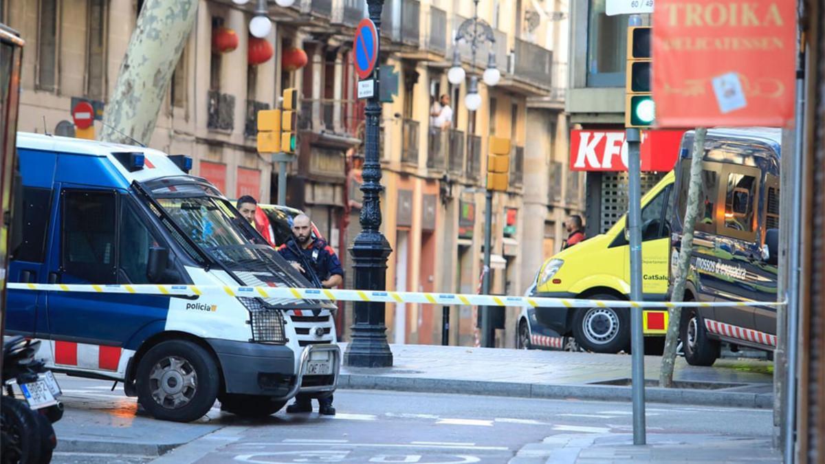 Barcelona vivió una noche trágica