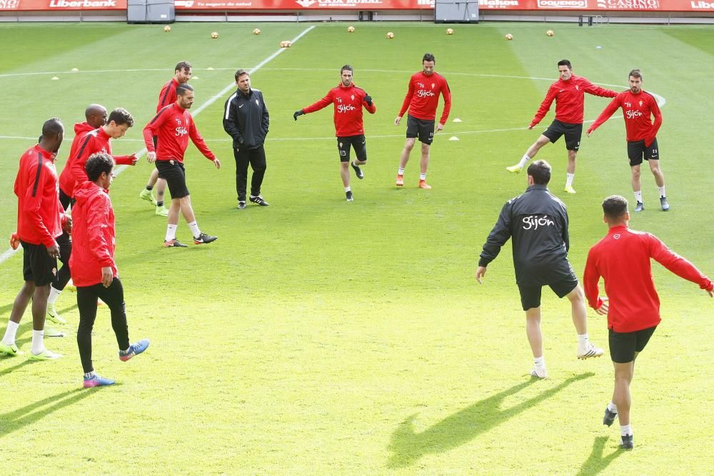 Entrenamiento del Sporting