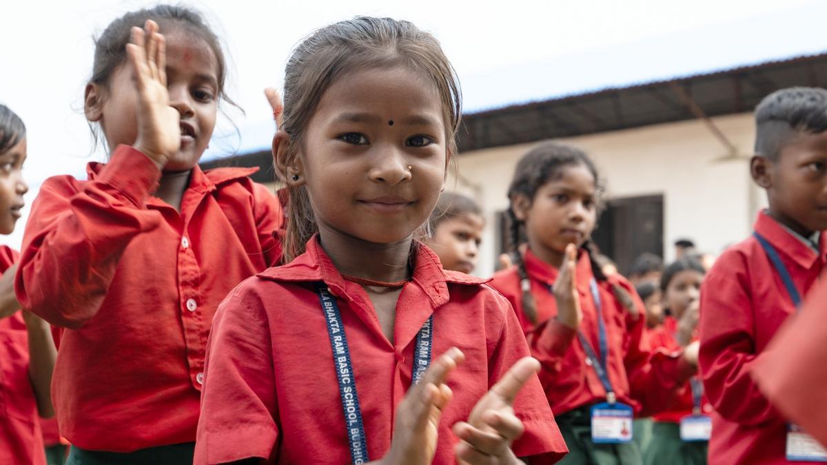 La Fundación Vicente Ferrer impulsa un programa en favor de la infancia en Nepal.