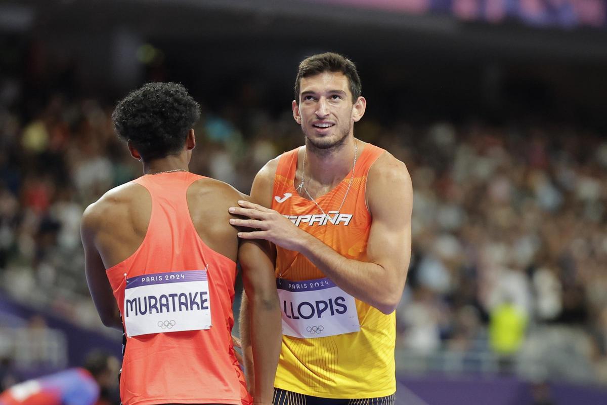 Llopis celebra su histórica cuarta posición