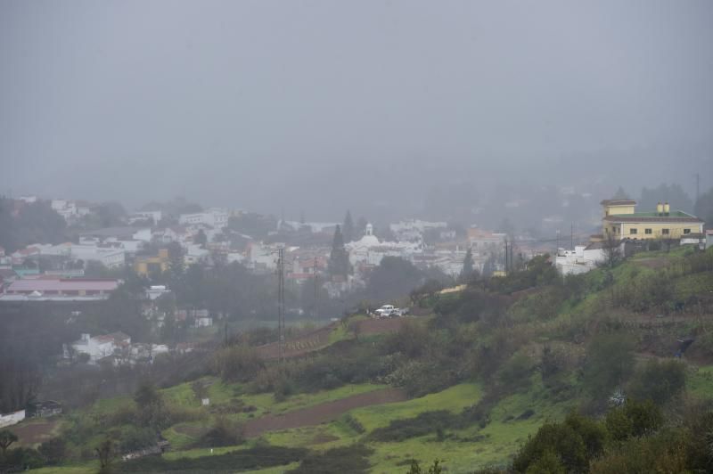 Lluvias en la zona centro de Gran Canaria