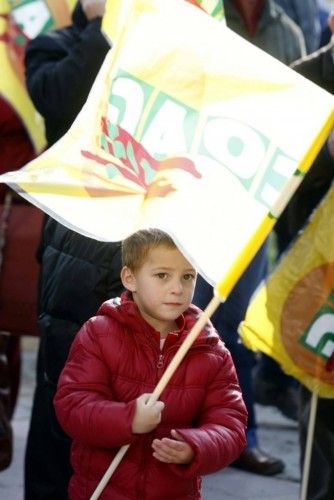 Protesta de agricultores y ganaderos de la comarca del Guadalentín