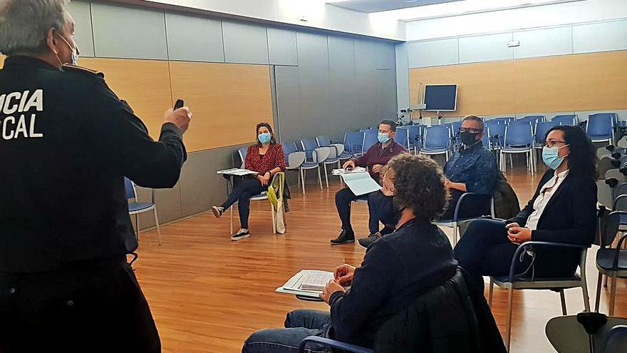 Reunión con los representantes del distrito Centro.