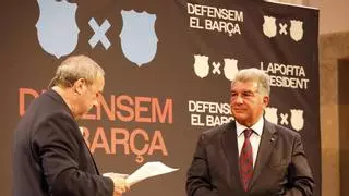 Joan Laporta: «Entenem perfectament que un gironí sigui del Girona»