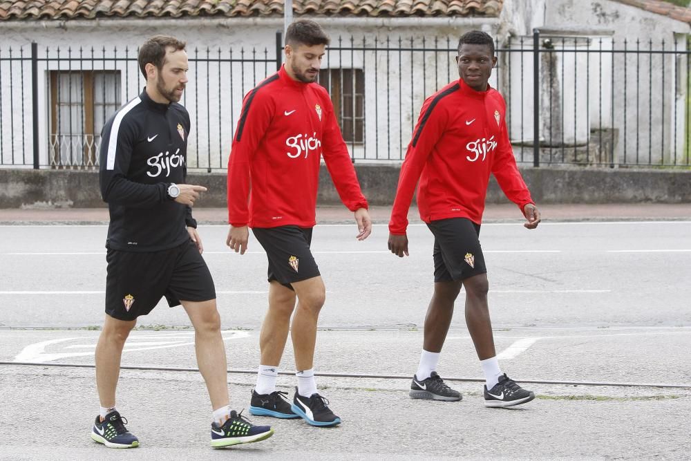 Entrenamiento del Sporting