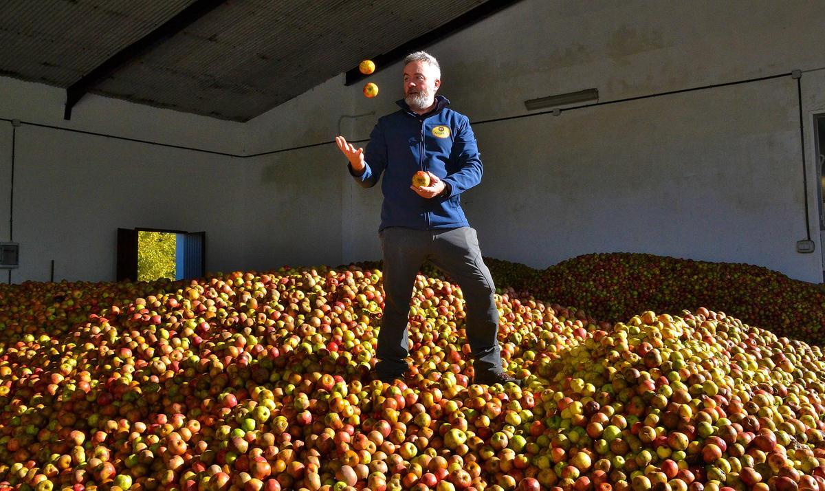 Fran Ordóñez en su llagar.