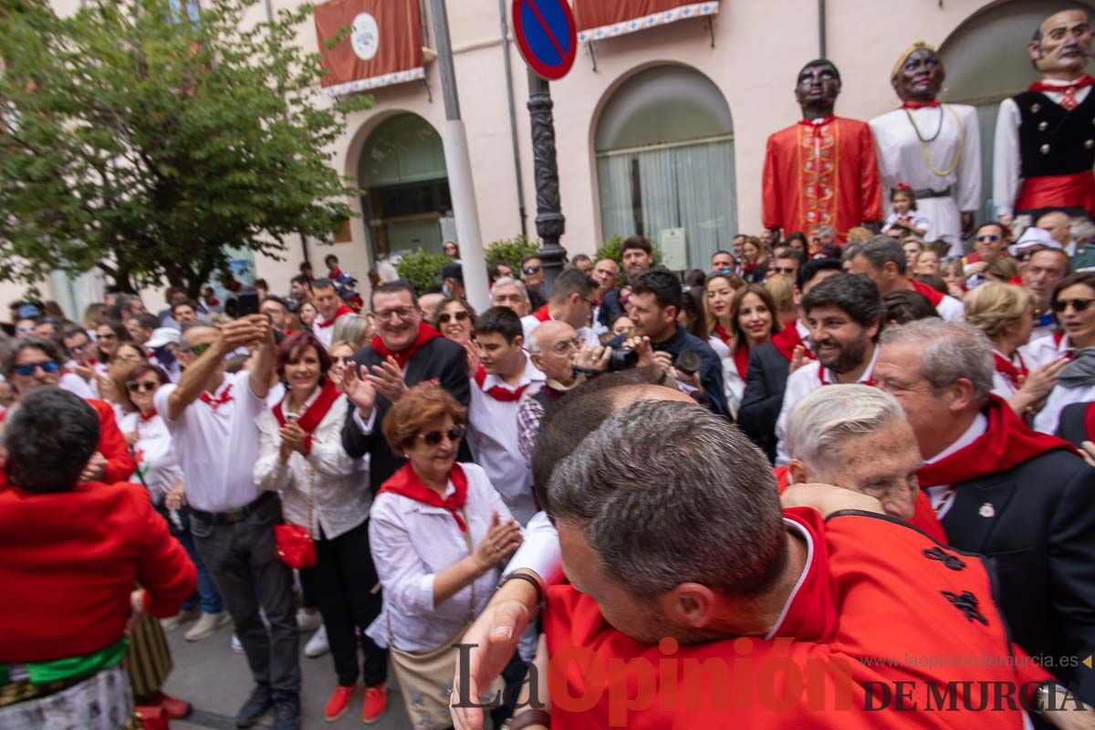 Moros y Cristianos en la mañana del día dos en Caravaca