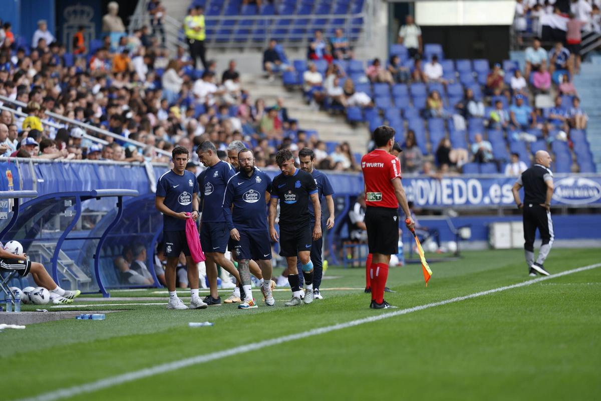 Así fue el partido entre el Real Oviedo y el Deportivo de la Coruña