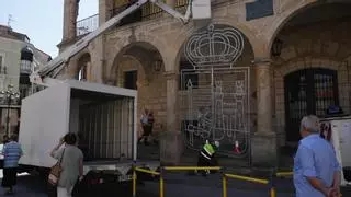 Así luce otra de las novedades zamoranas de la decoración de las Fiestas de San Pedro