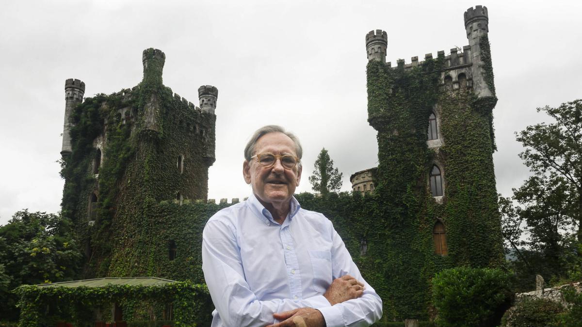 Matías Rodríguez Inciarte, en el Castillo de Priorio en Las Caldas.