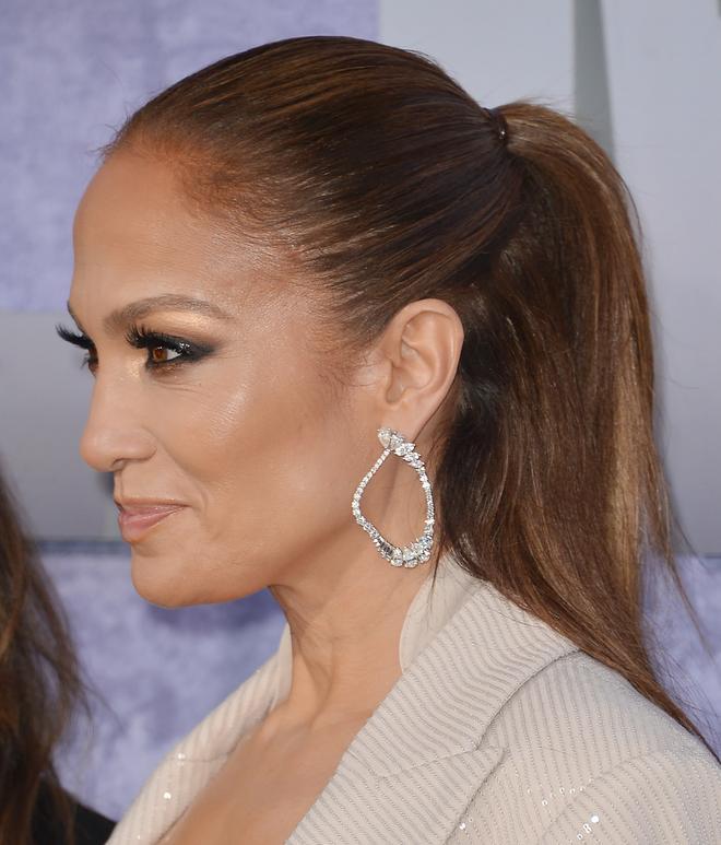 Jennifer Lopez y su rostro iluminado