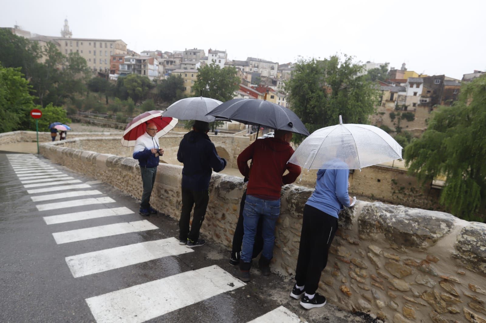 Así están siendo las lluvias torrenciales en Ontinyent