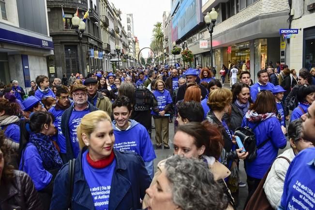 Marcha azul para celebrar el Dia Mundial de ...