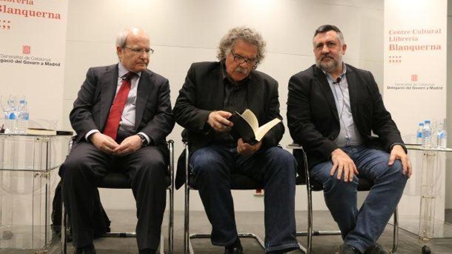 José Montilla, Joan Tardà i Joan Puigcercós, en la presentació d&#039;un llibre