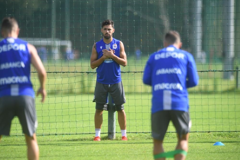 El cuerpo técnico encabezado por Juan Antonio Anquela diseñó para esta semana un plan de trabajo con seis entrenamientos, todos en la ciudad deportiva, antes del debut liguero del domingo.