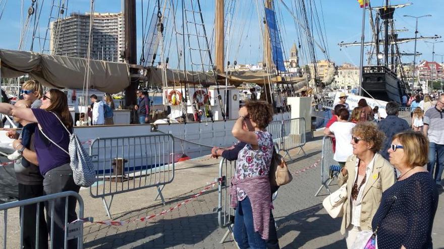 El port de Palamós, durant l&#039;edició anterior del festival Terra de mar