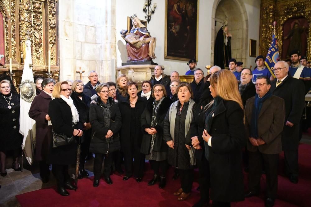 La procesión de Os Caladiños no pudo salir