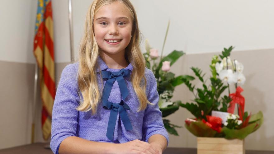 Lucía García Rivera, Fallera Mayor Infantil de València 2025: "Va a ser un año súperbonito"