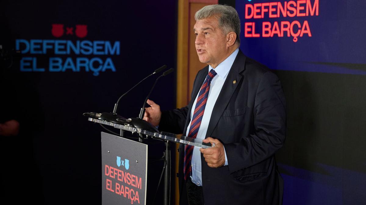 “Estoy absolutamente seguro: ganaremos la Liga”, afirma Laporta