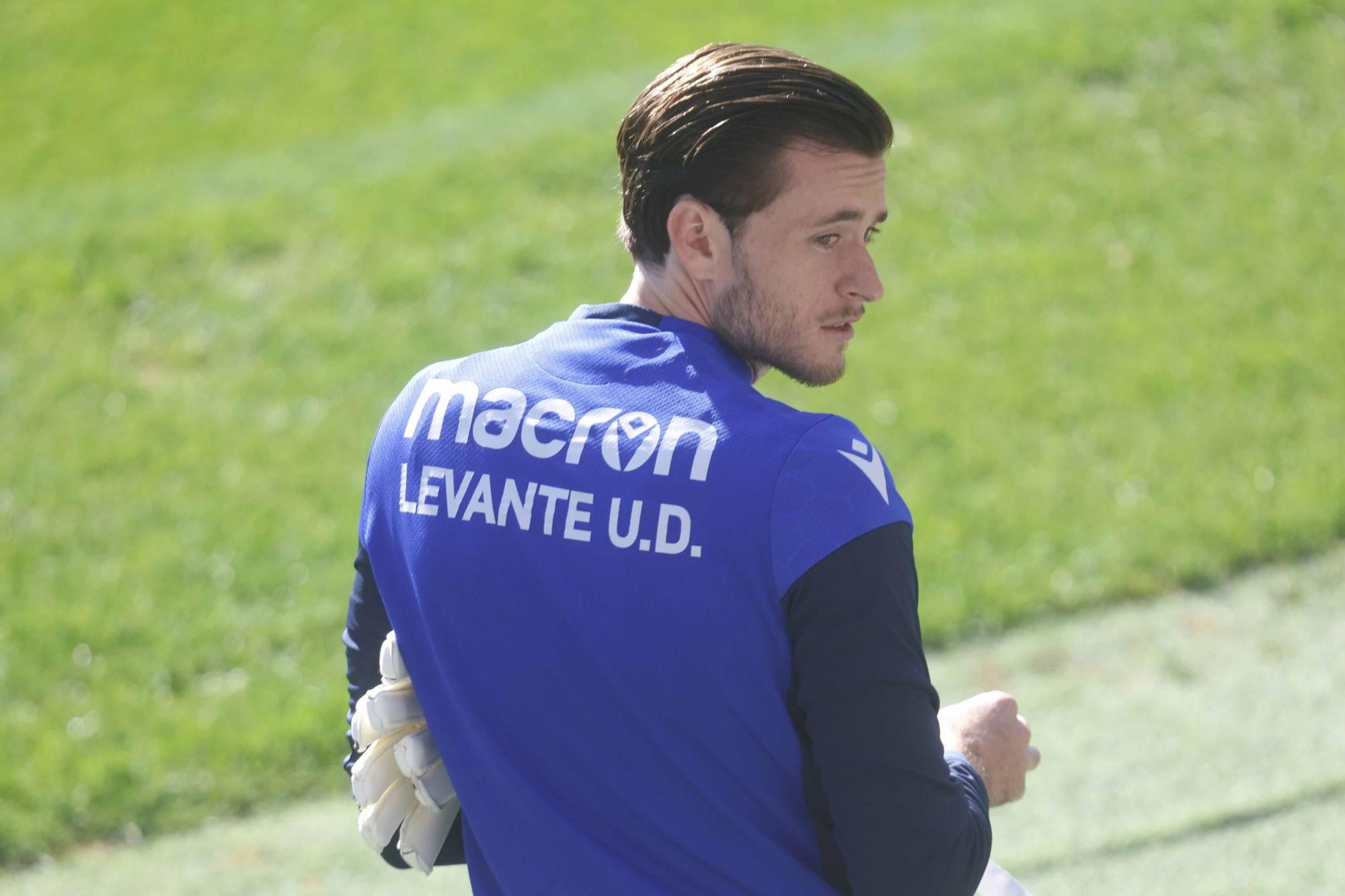 Sesión de entrenamiento del Levante UD