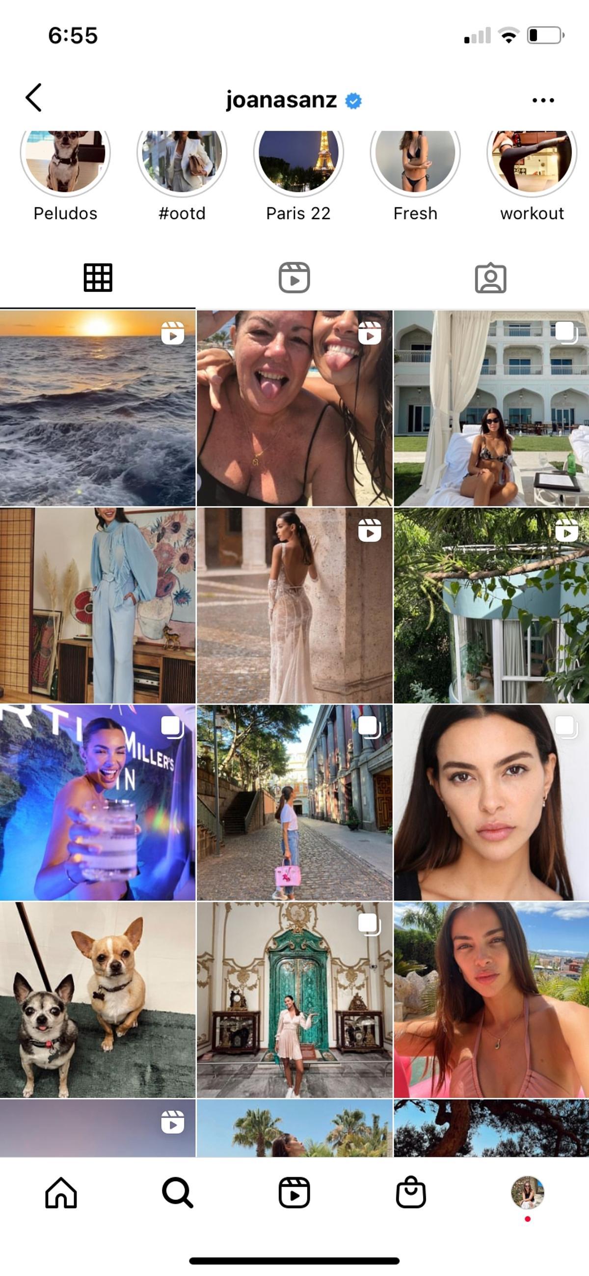 Joana Sanz elimina todas sus fotos de Instagram junto a Dani Alves