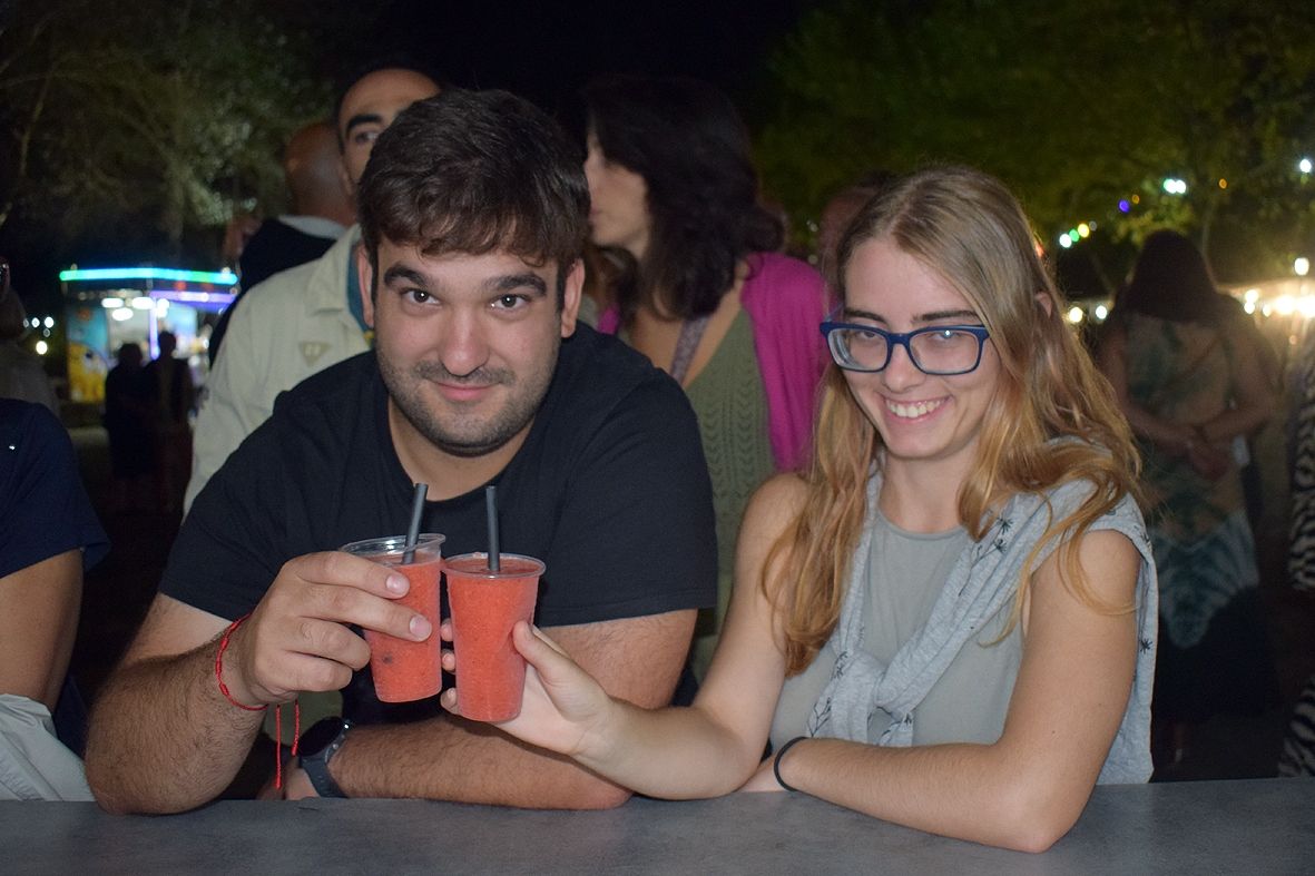 Un momento de la celebración de la fiesta de la caña y la anguila celebrada en Valga.