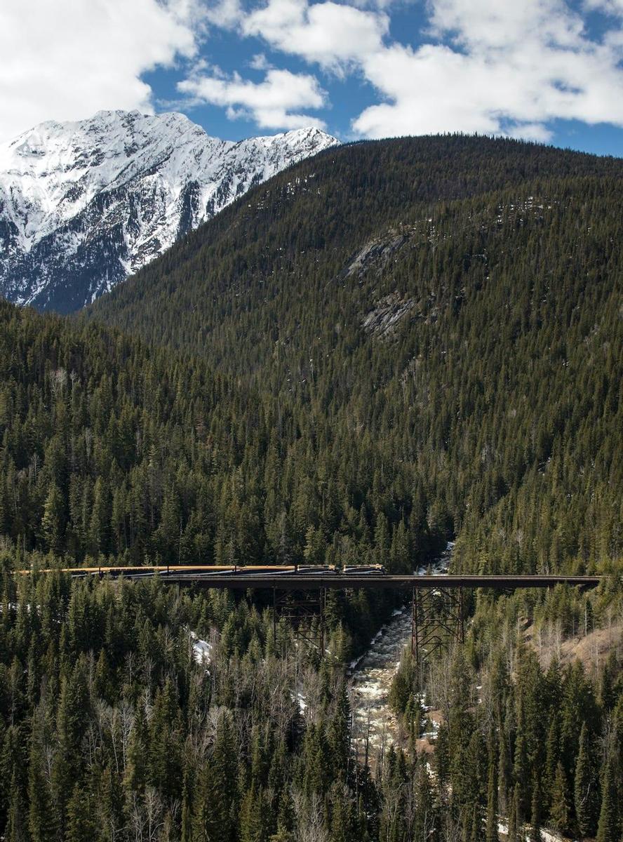 Tren Cristal, Rocky Mountaineer, Canadá