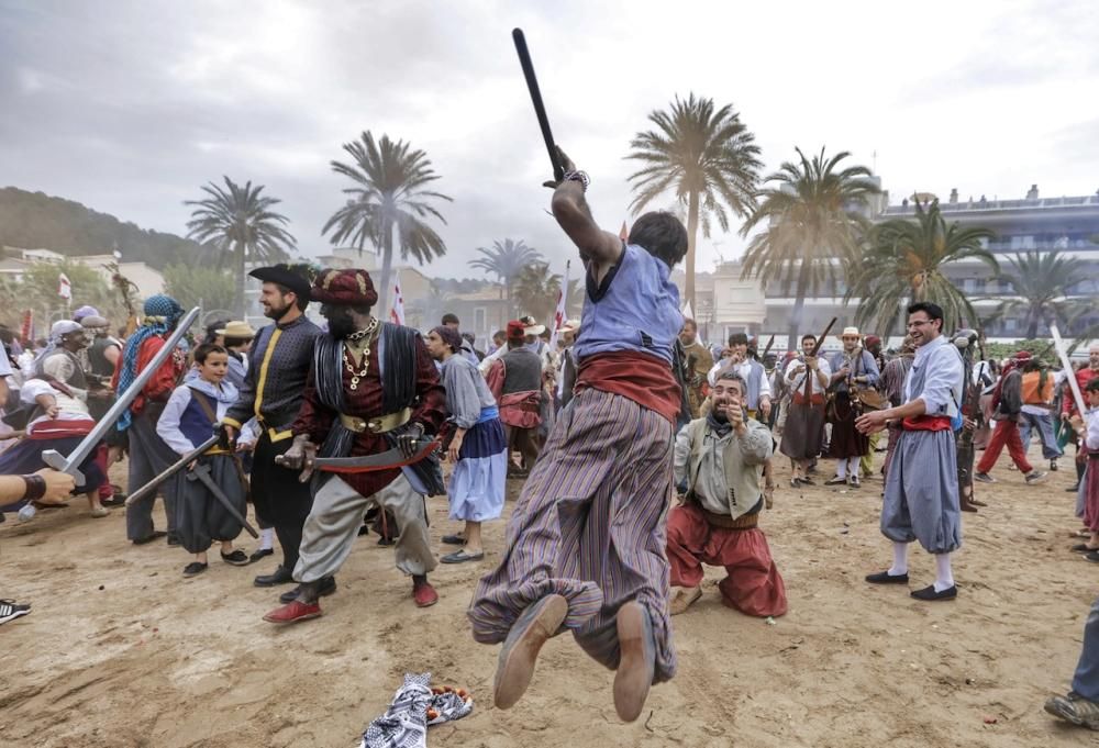 Desembarco de los piratas en el Port de Sóller