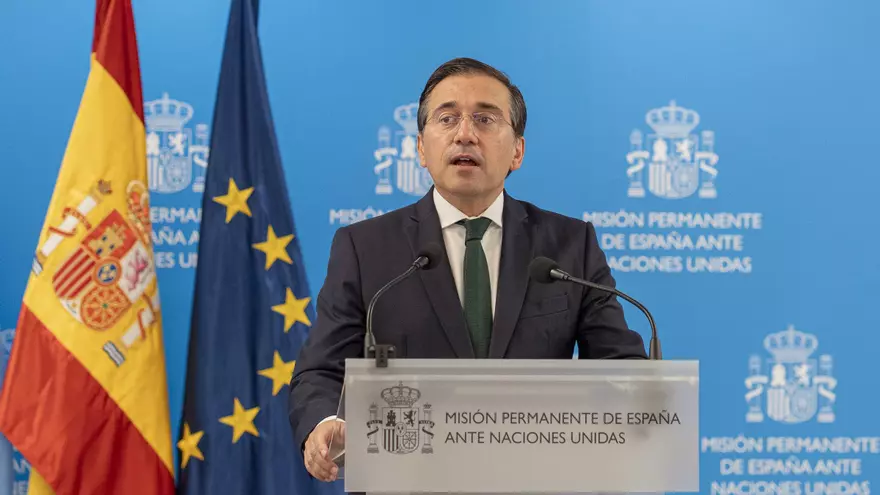España "rechaza de plano" cualquier anexión ilegal de Gaza y de Cisjordania