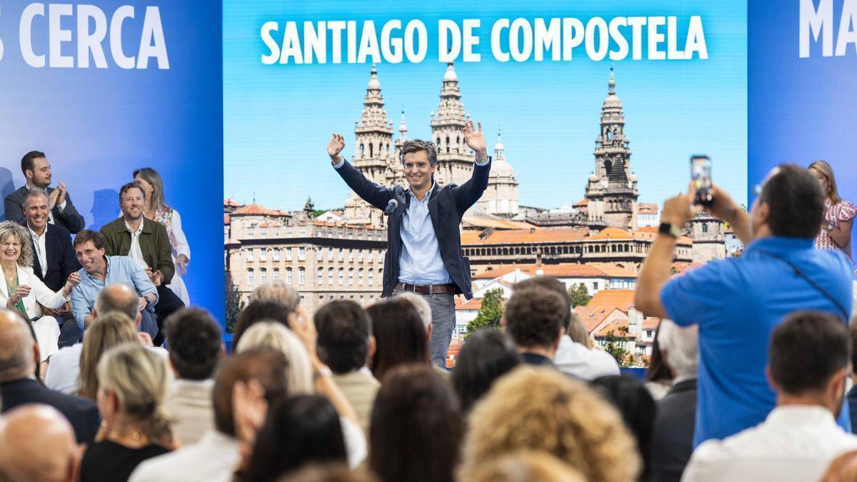 Borja Verea tras su intervención en el acto celebrado esta mañana en la Cidade da Cultura