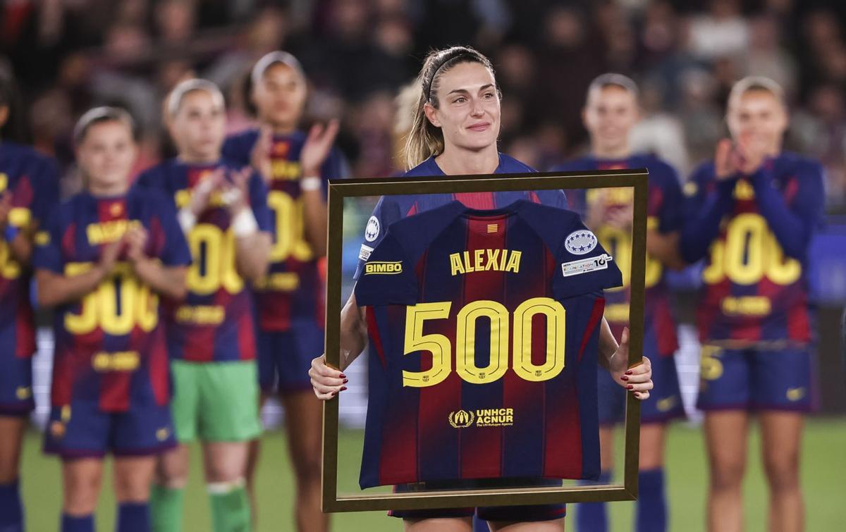 El Camp Nou consagra Alexia com una llegenda