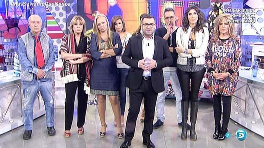 Los colaboradores de &#039;Sálvame&#039;, enfadados.