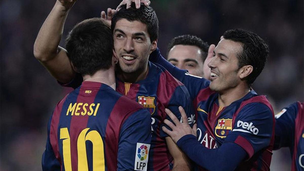 Pedro, Suárez y Messi no eran titulares juntos desde el Barça-Córdoba