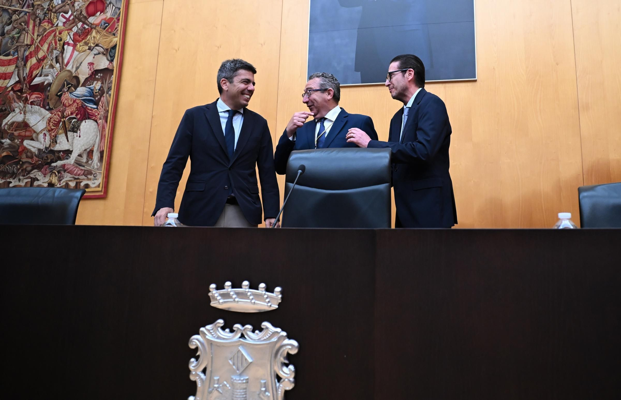 Celebración del Día de Europa en Benidorm y entrega de la distinción a Enrique Ballester