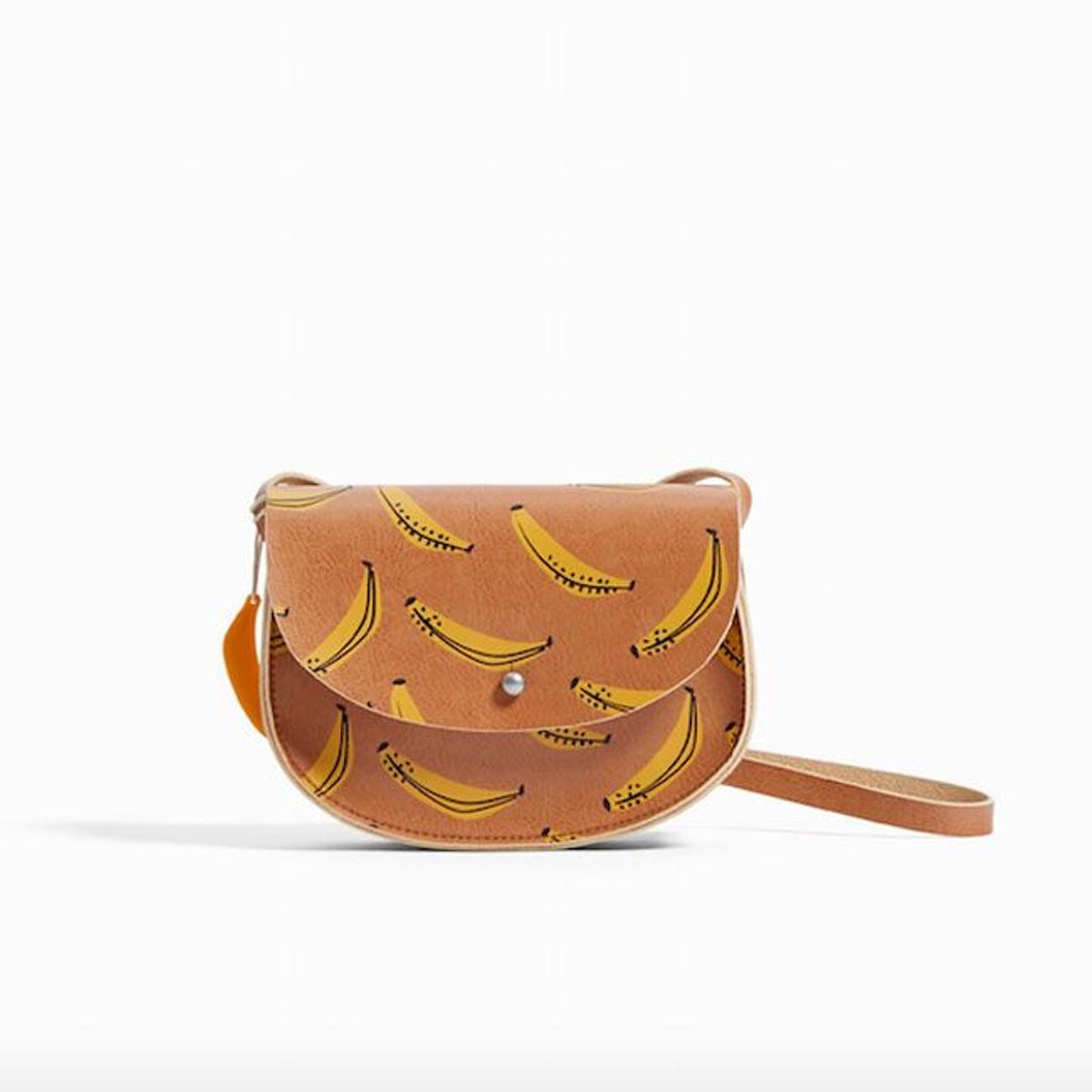 Bolsos capricho de Zara Kids: bandolera con plátanos