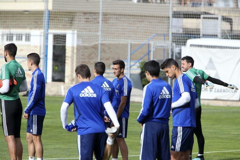 EL Zaragoza prepara el partido contra el Mirandés