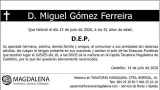 D. Miguel Gómez Ferreira