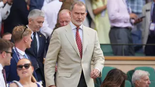 Felipe VI y los príncipes de Gales, actores y leyendas del tenis para ver el Alcaraz - Sinner