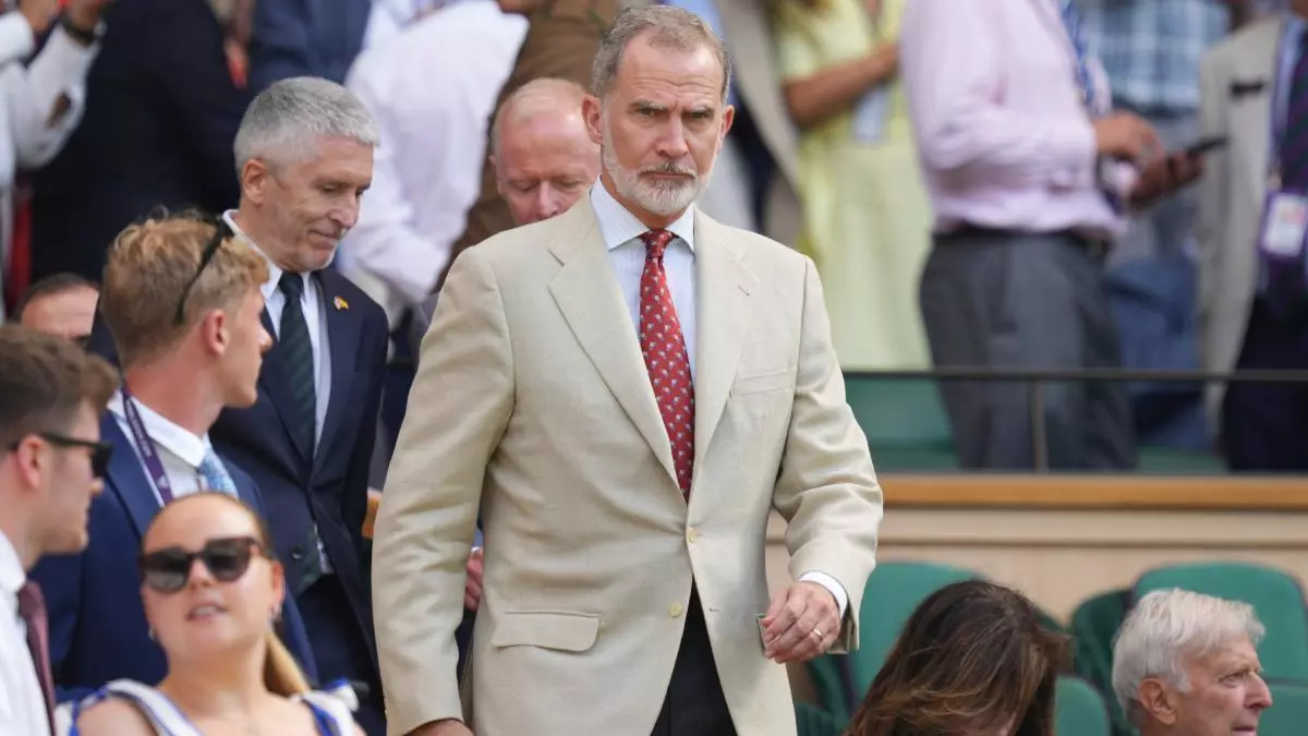Felipe VI y los príncipes de Gales, actores y leyendas del tenis para ver el Alcaraz - Sinner