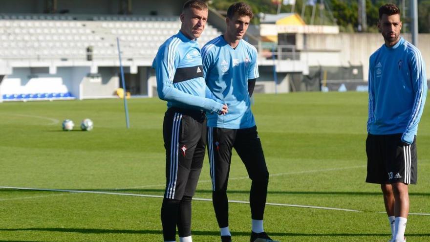 Rubén Blanco, en un entrenamiento reciente. // R.V.