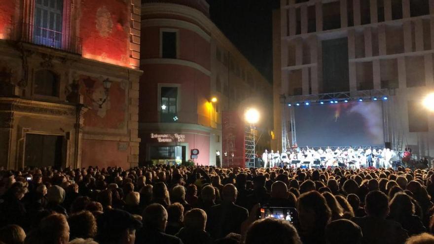 Concierto de Navidad de los Parrandboleros el pasado diciembre en Belluga