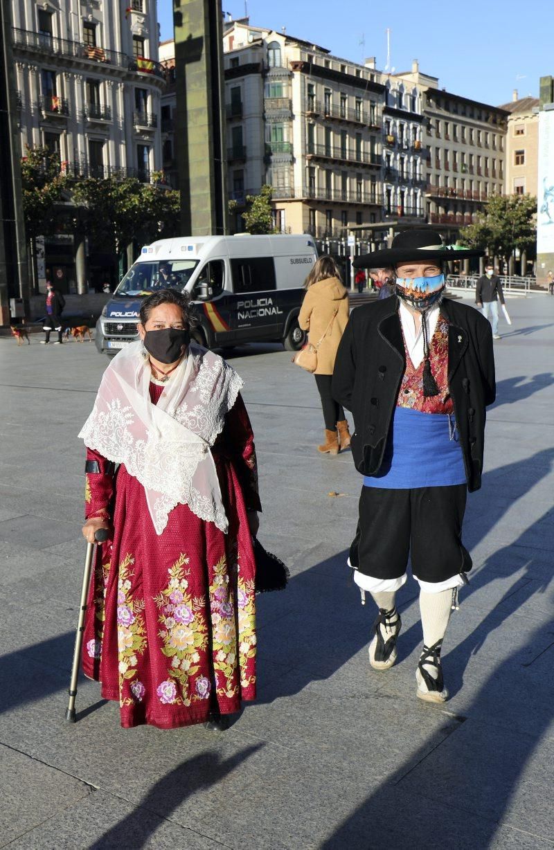 La basílica del Pilar recibe a los zaragozanos con aforo reducido y medidas de seguridad