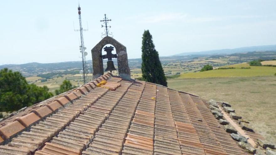 Situació actual de la teulada de l&#039;ermita