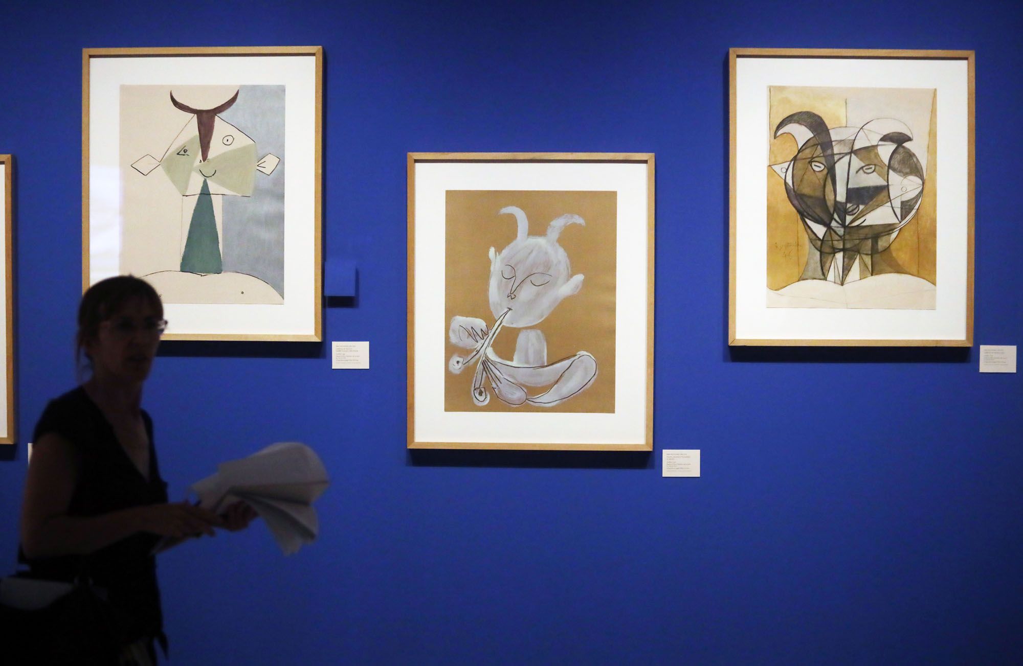 La exposición temporal 'La presencia de Picasso', en el Museo de Málaga